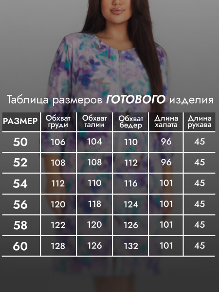 Халат женский махровый на молнии Халат женский махровый на молнии